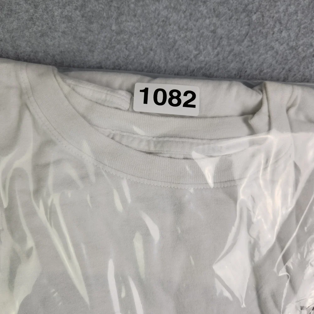 The North Face Never Stop Exploring T-Shirt Mens 2XL White Graphic Print Cotton‎